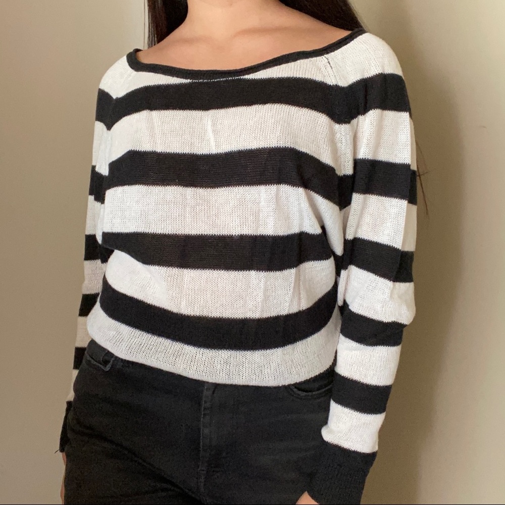 American Eagle striped sweater